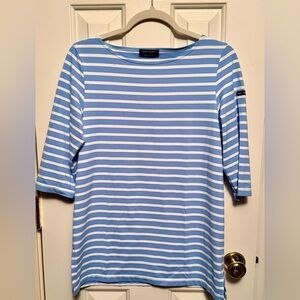 Saint James Blue and White Shirt